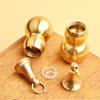 Portable Waterproof Metal Capsules Box Mini Medicine Holder Keychain Brass PillBox Pendant Pill Boxes Mini Pill Holde