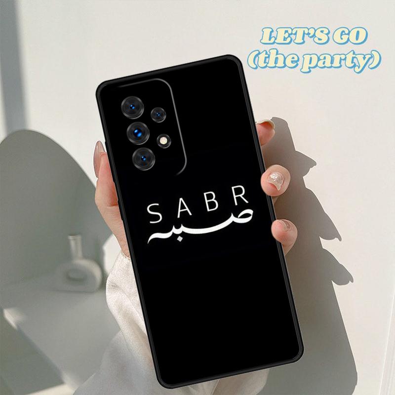 Sabr Patience phone case For Samsung Galaxy A42 A31 A40 A51 A71 A32 A80 A91 A52 A72 A73 A20e A21S A50 A70 A11 A12 Cover