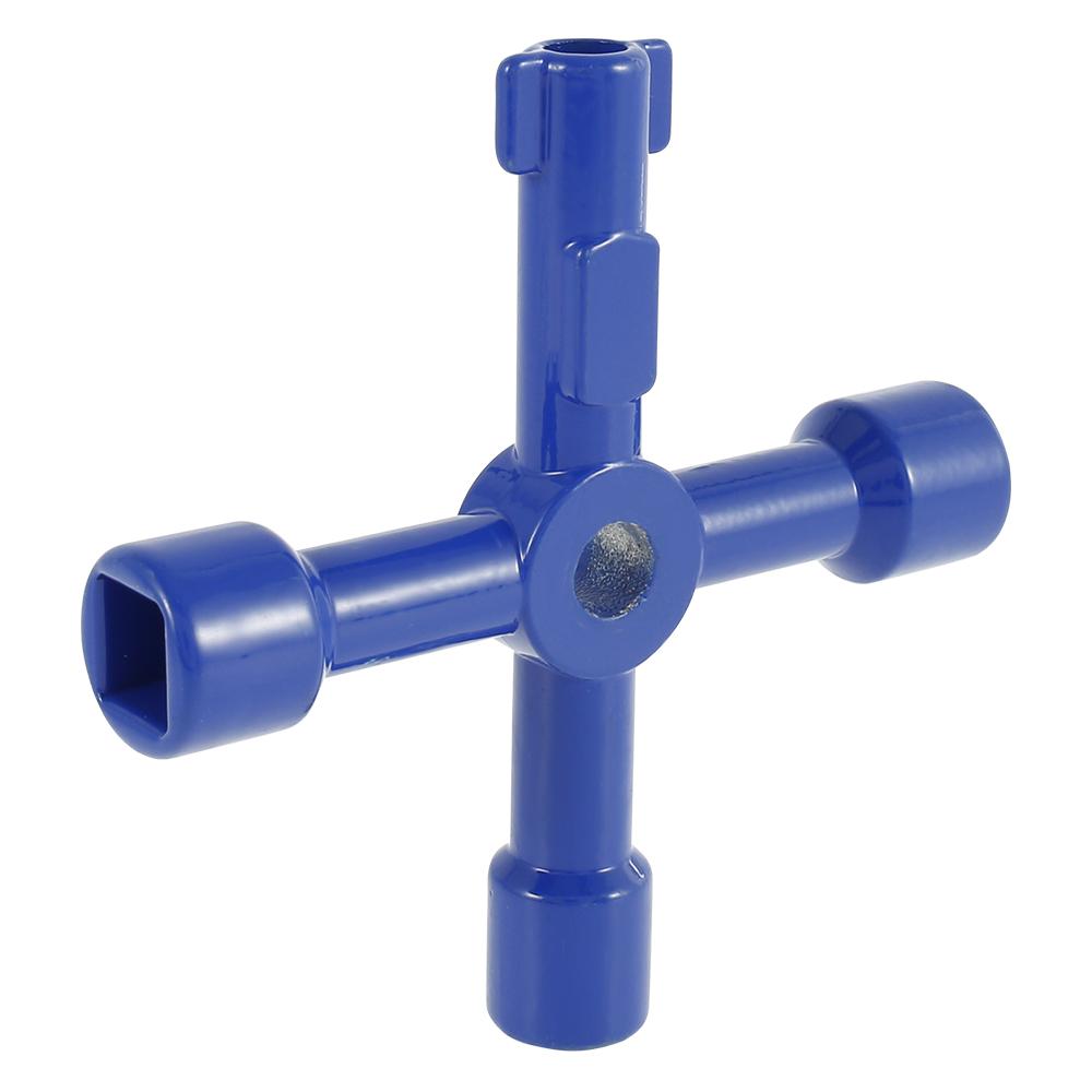 

Ключ для коммунальных услуг Многофункциональный 4-ходовой универсальный крестовой ключ КЛЮЧ для электрического лифта поезда шкаф клапан кран открытие шкафа