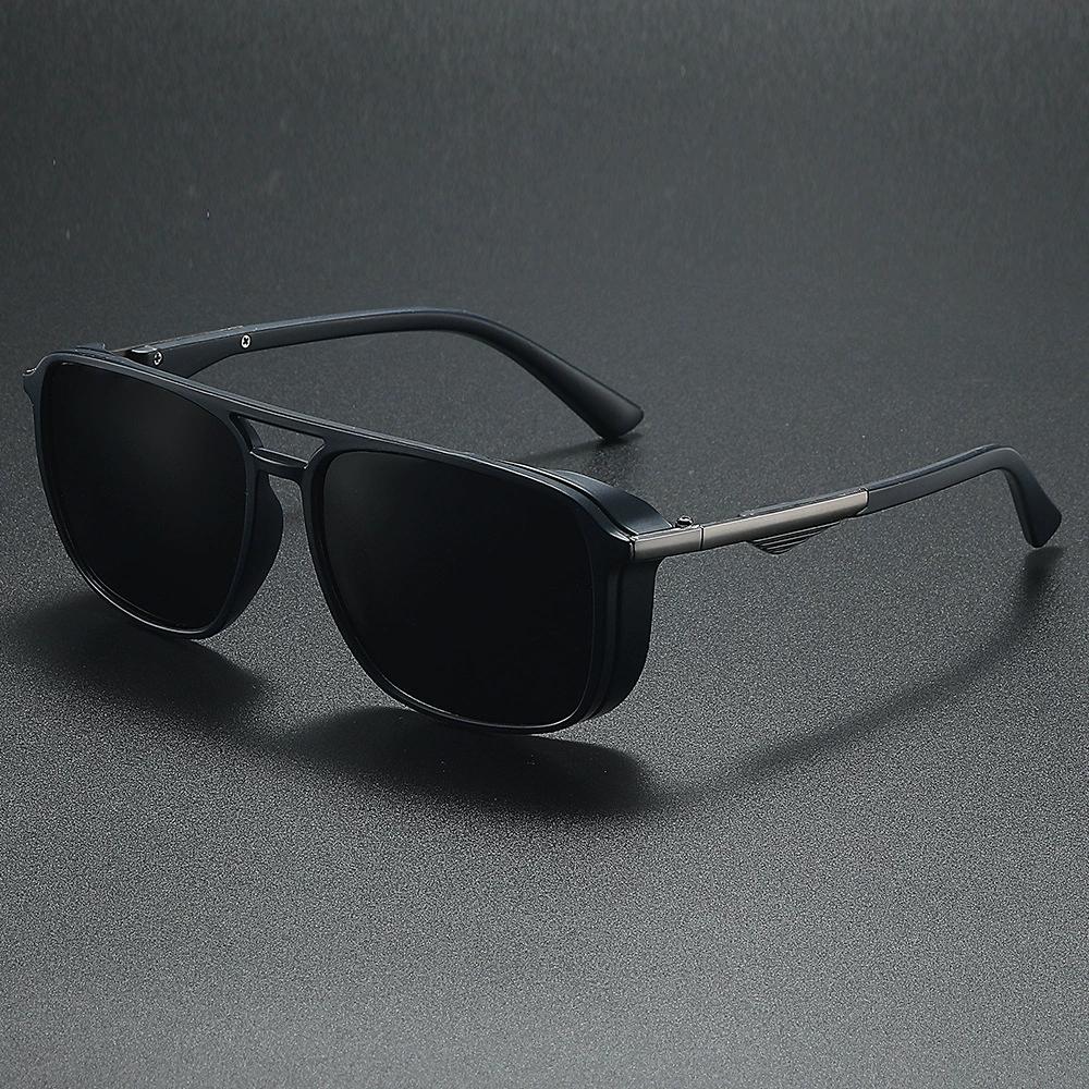 New Steampunk Men's Polarized Sunglasses Classic Punk Male Sun Glasses Fashion Outdoor Fishing Driving Shades