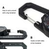 Polaris Tough 60M with Rotating Backpacking Accessory Clip-On Compass, Waterproof, Bezel, Waterproof, Outdoor, Hiking, Survival, Backpacking,