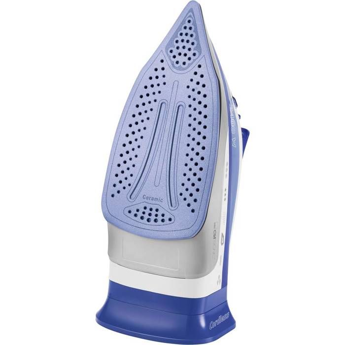 Fer à repasser à vapeur clatronic db 3706 blanc, bleu 2400 w