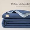 100% Cotton Summer Quilt - Cool, Machine Washable, Perfect for Air Conditioning, Single Size