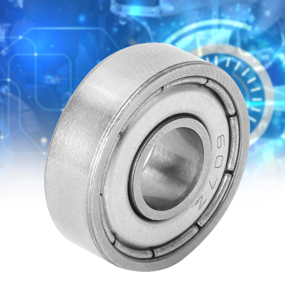 10 Stück Universell Doppelt Abgeschirmt Hochgeschwindigkeits Rillenkugellager Set (607 zz)