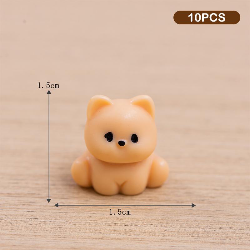 Creative And Cute Micro Landscape Ornaments Small Dogs Animal Resin Crafts Automotive Decoration Ornaments
