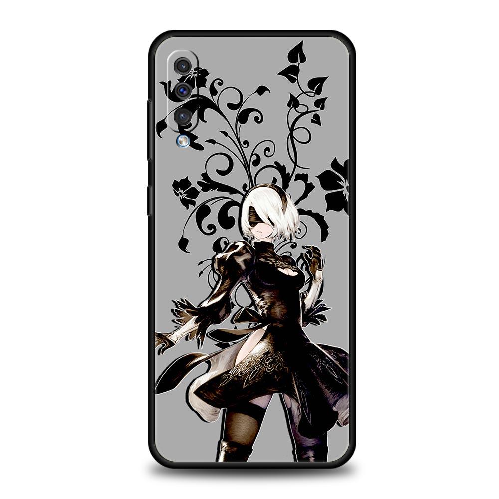 Phone Case For Samsung Galaxy A52 A14 A50 A70 A10S A30 A40 A20S A20E A02S A12 A22 A72 A32 5G A04s Nier Automata Cartoon Cover