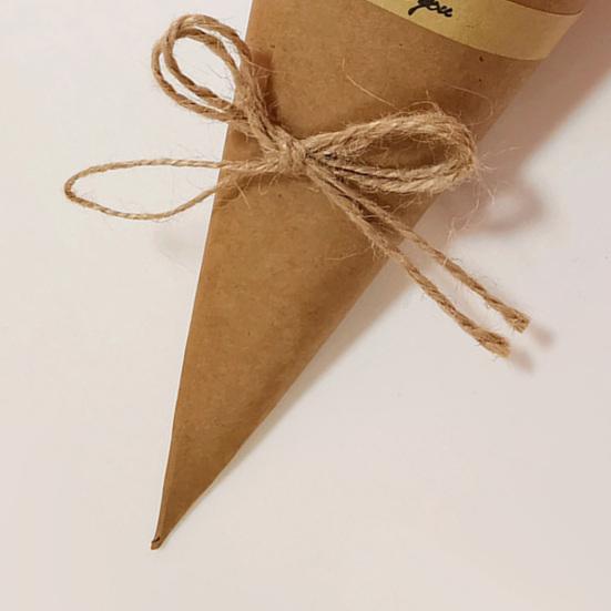 10Pcs Favour Boxes DIY Eco-friendly Exquisite Delicate Charming Decorative Lace-Up Wrapping Paper Flower Tube Holders Wedding Supplies