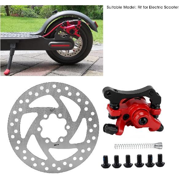Brake Accessories, Brake Disc Caliper Set Stainless Steel Rustproof for Electric Scooter