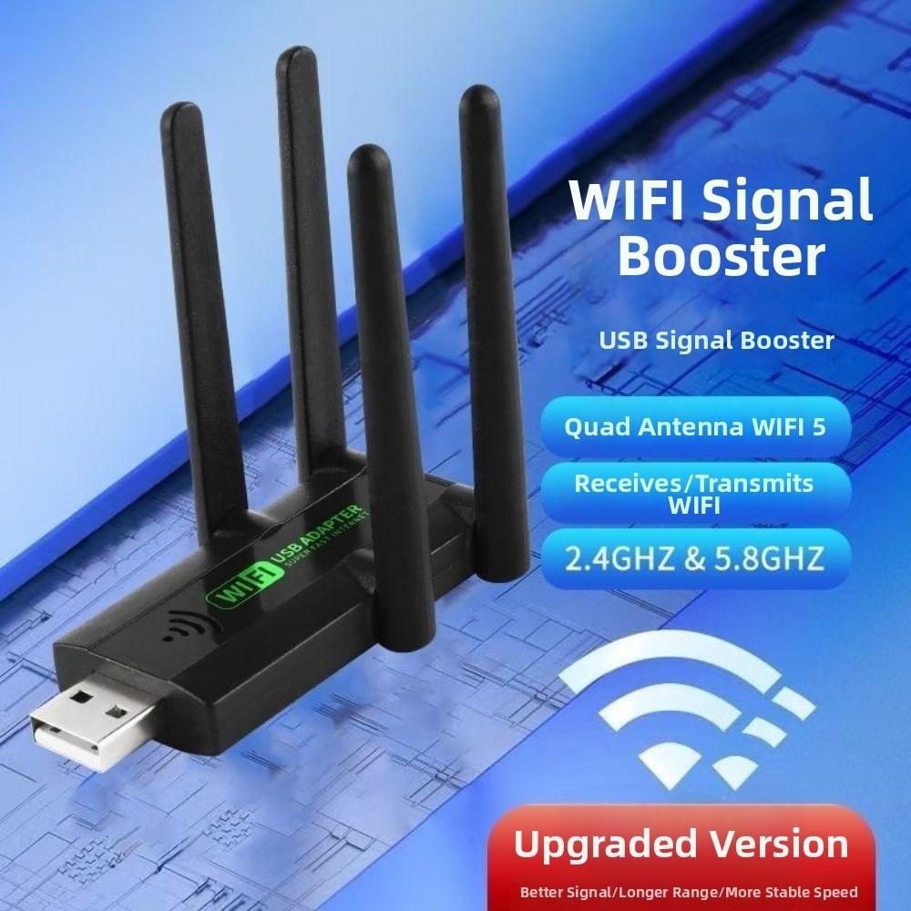 Dual Band WiFi USB Adapter USB3.0 Wireless Network Card Speed Boost  Home Use