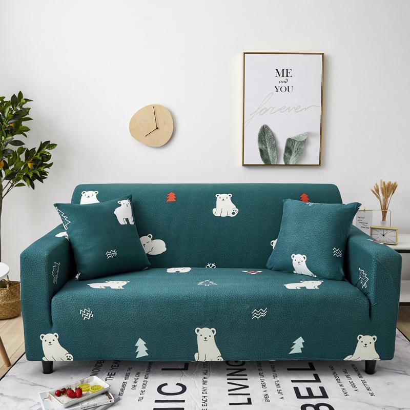 

Чехол для дивана из эластичного спандекса для гостиной, плотный чехол для дивана, универсальный чехол для секционной мебели, чехол для дивана на 1/2/3/4 места 1-Seat 90-140cm