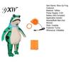 Blow Up Frog Suit Inflatable Costume for Adult Kids Funny Blow-Up Full Body with Air Pump Halloween Cosplay Party Outfit Rechargeable