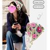 Little Daisy Headscarf Hat Multicolor Triangular Turban Scarf  for Spring Summer Outdoor