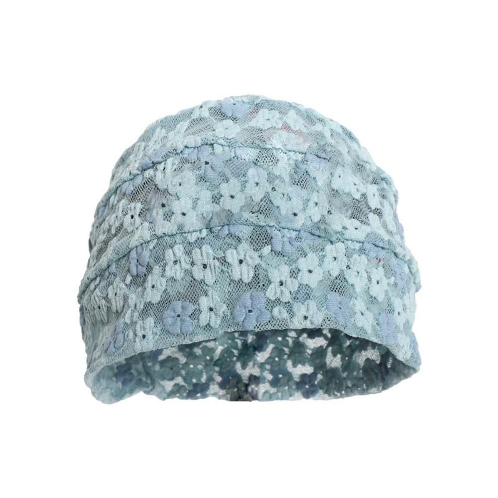 Thin Beanies Hat Flower Sunscreen Cap Fashion Lace Pullover Hat  Spring and Summer