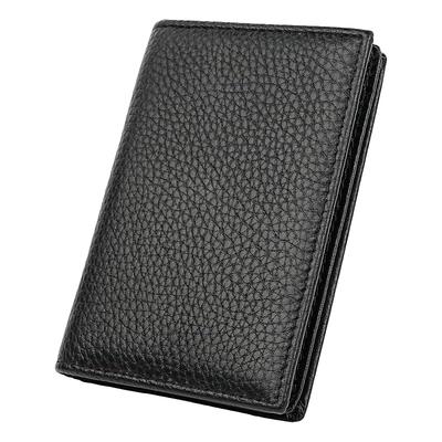 [VIPITH] Men's Business Card Holder, Genuine Leather, Large Capacity, Stylish, Slim, Wide Type, Easy Access, Business Card Case, Perfect Gift for Job