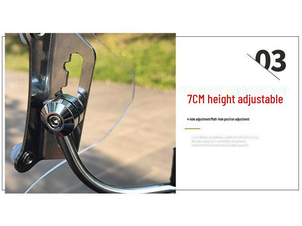 E5G Suitable for Suzuki UY125 Motorcycle Scooter Windshield Glass Front Shield