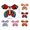 20pcs Flying Butterfly Magic Wind Up Butterfly Toy Gift for Kid Surprise Explosion Box Wedding Birthday Party Book Greeting Card