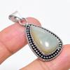 Aquamarine Gemstone Handmade 925 Sterling Silver Jewelry Pendant 1.77" KJ-238