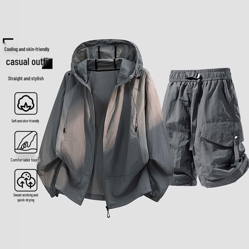 MEDE Men s UV Protection Ice Silk Sport Set XL