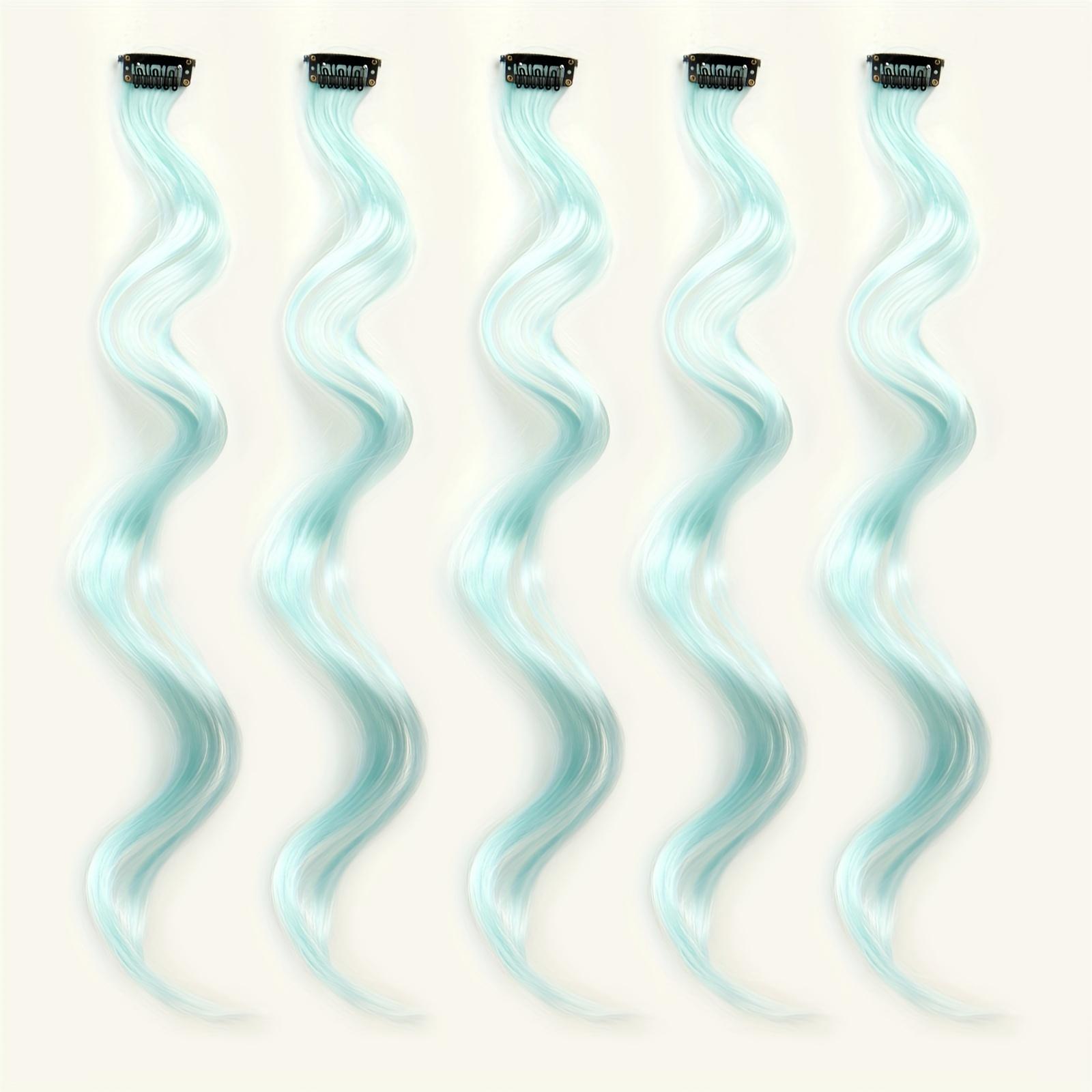 

22 дюйма 5 шт./упак. блестящие волосы для наращивания на клипсе в радужной блестящей блестящей мишуре для волос термостойкие блестящие наращивание волос