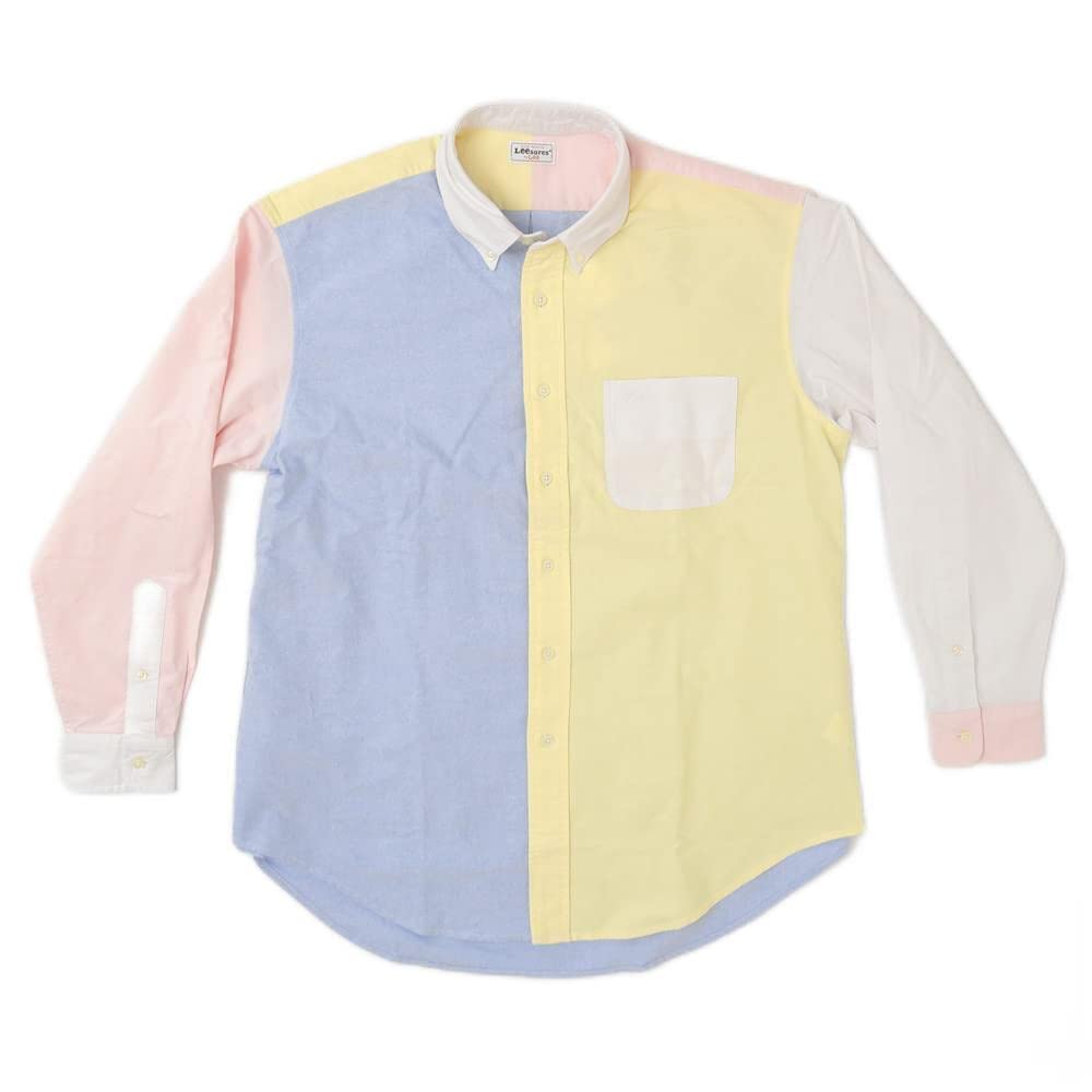 

Lee Official Large Men s Button-Down Shirt, LM8514-199, Multi,