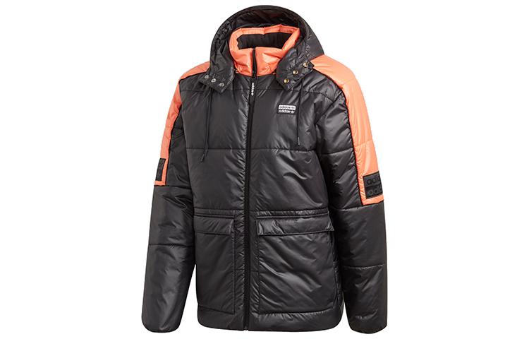 Adidas Originals R.Y.V.PADDEDJKT Parka Coats Men s Black Hooded Moderate GC8687 S