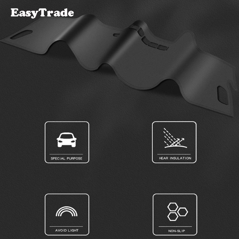 Dla Ho/nda Civ/ic 10th Gen 2017 2018 2019 2020 akcesoria deska rozdzielcza samochodu odporna na światło mata Dash dywan osłona przeciwsłoneczna Pad