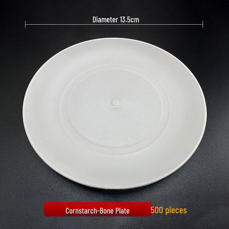 

ZISIZ Small Round Disposable Plastic Plates