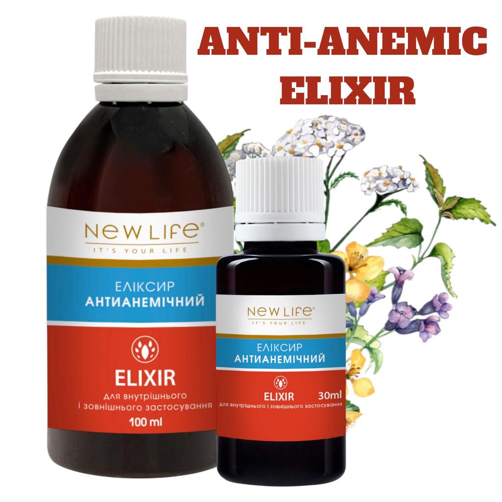 Antianemic Herbal Elixir Dietary Supplement New Life
