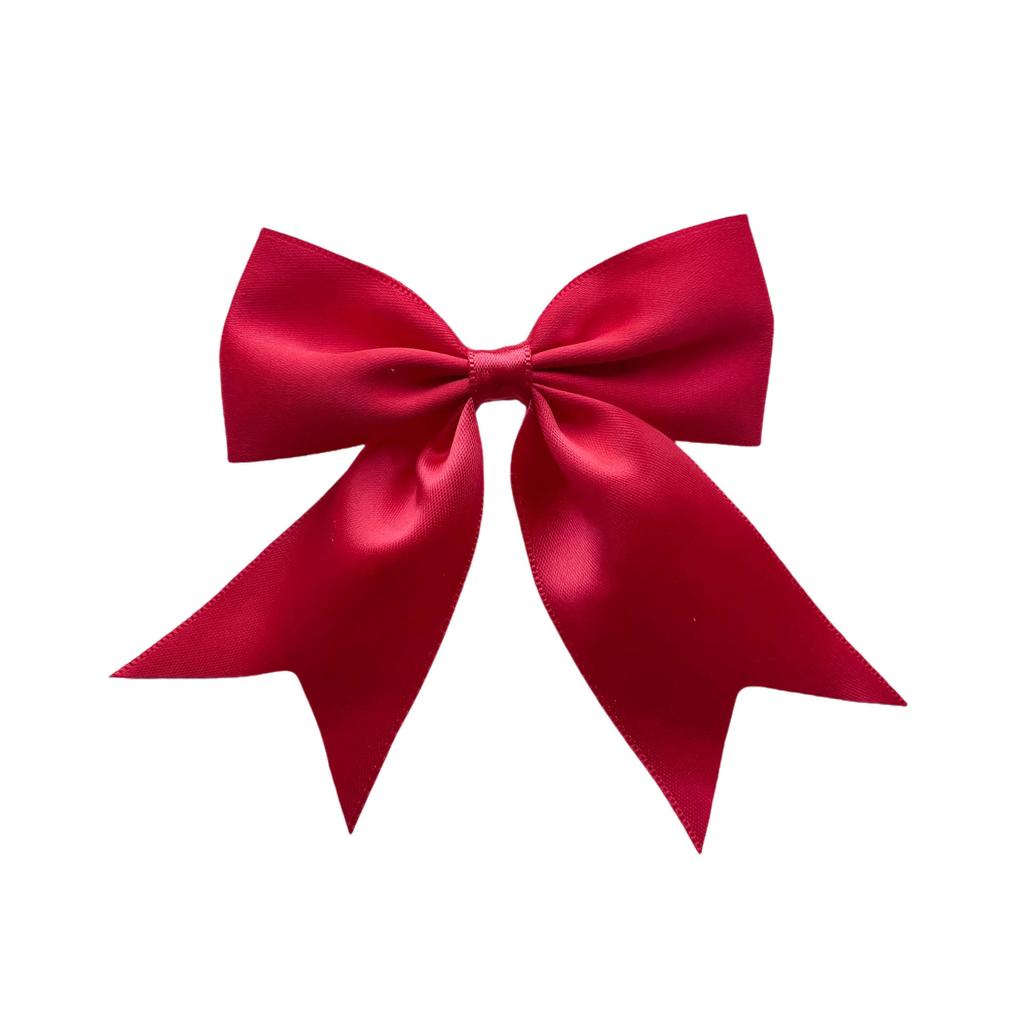 New Solid Color Ribbon Bows Hair Clip For Kids Girls Hairpins Barrettes Handmade Headwear Hair Accessories