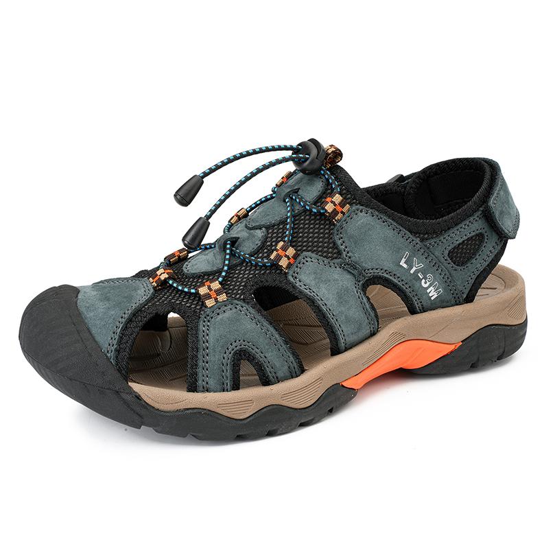 Sommer Outdoor Sandalen für Herren Atmungsaktive Wanderschuhe Wasser Strand Herren Sandalen Camping Klettern Aqua Sneaker