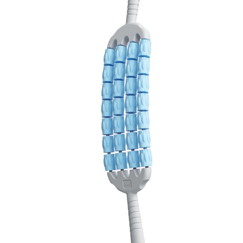 Children's Bendable 4-Row Massage Roller for Muscle Relaxation, Sensory Training, and Nerve Meridian Yoga Mat.