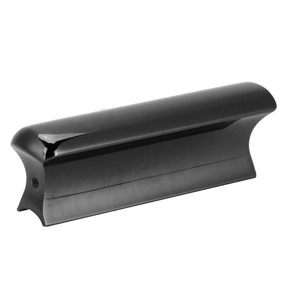 Hawaiian Metal Pearse Guitar Slide Tone Bar for Stringed Instruments(Black)