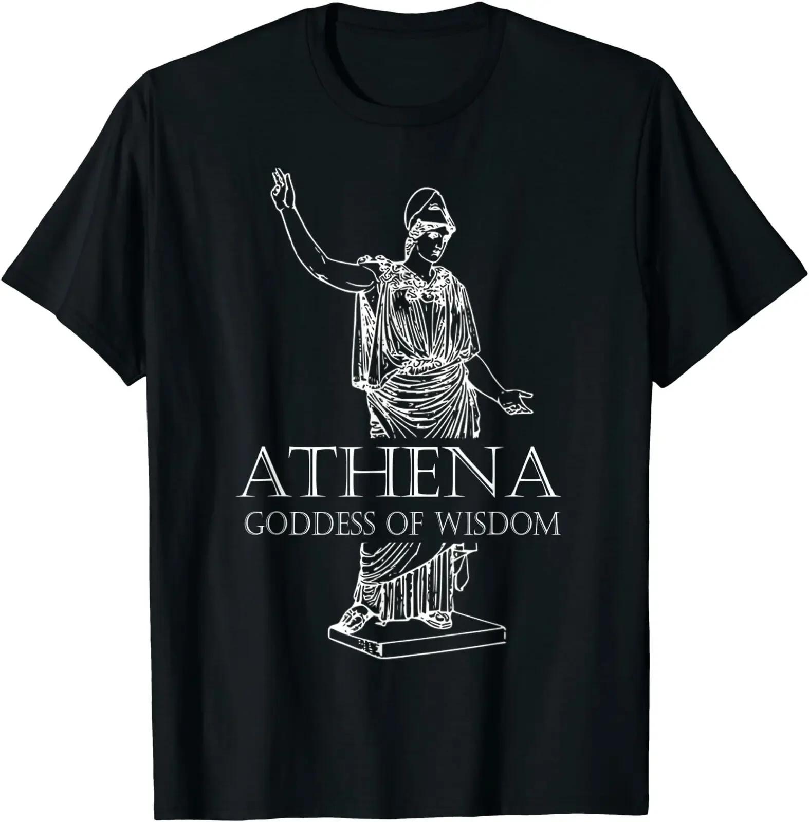 Goddess of Wisdom Athena Greek Mythology TShirt 100 Cotton ONeck Summer Short Sleeve Casual Mens Tshirt Size S3XL S
