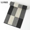 Men's cashmere scarf scarf, simple and fashionable thickened warm men's scarf, business men's scarf warm scarf men's