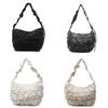 Simple Water Deli Shape Nylon Crossbody Bag With Zipper Pouch For Daily Use