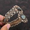 Carved Labradorite Bangle Copper Wire Wrapped Cuff Bracelet Adjustable Bangle Gemstone Cuff Bracelet Copper Handmade Jewelry Gift For Mother