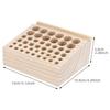 1pc Wooden Storage Rack, Professional Storage Frame for Storing Leather Punch &Cutting &Stamping Tool& Sewing Hand-Stitched Tool