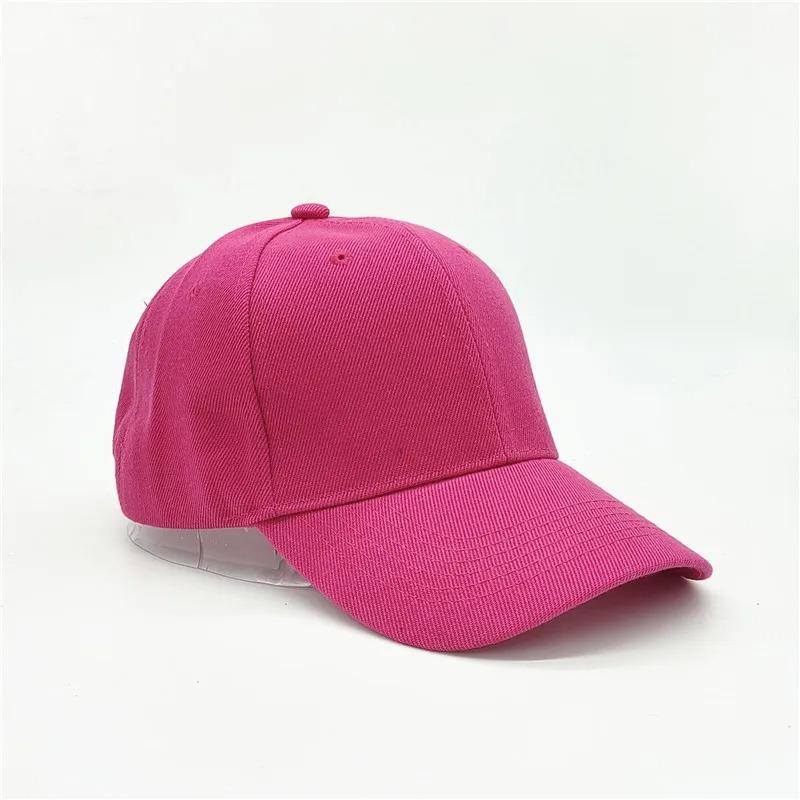 Summer Solid Color Women Sport Baseball Cap Adjustable Unisex Baseball Caps Family Baseball Sun Hats Hip-hop Hat Wholesale Caps