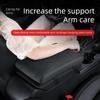 Car mounted armrest pad central wave pattern armrest box memory cotton height increasing pad all season universal comfort mod