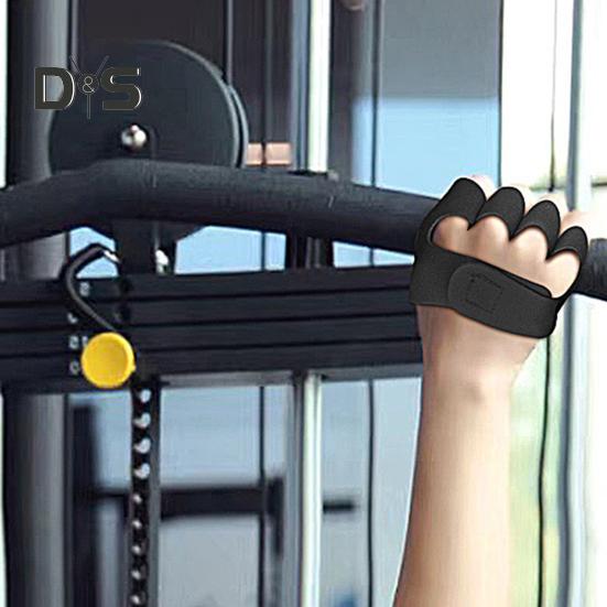 1 Pair Mini Weight Lifting Gloves Adjustable Breathable Anti-slip Men Women Palm Protection Workout Fitness Sports Training Dumbbells Partial Half