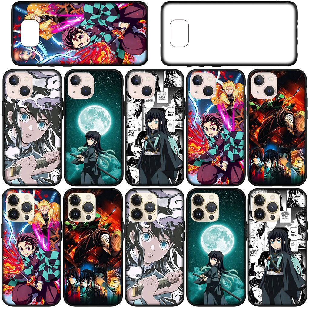 Pro Samsung Galaxy S25 S24 S23 S22 Ultra FE Plus A17 A37 A57 A56 A55 A06 A16 A15 A36 A26 A35 A05 A25 A54 A34 Pouzdro Muichiro Tokito Demon Slayer Tanjiro
