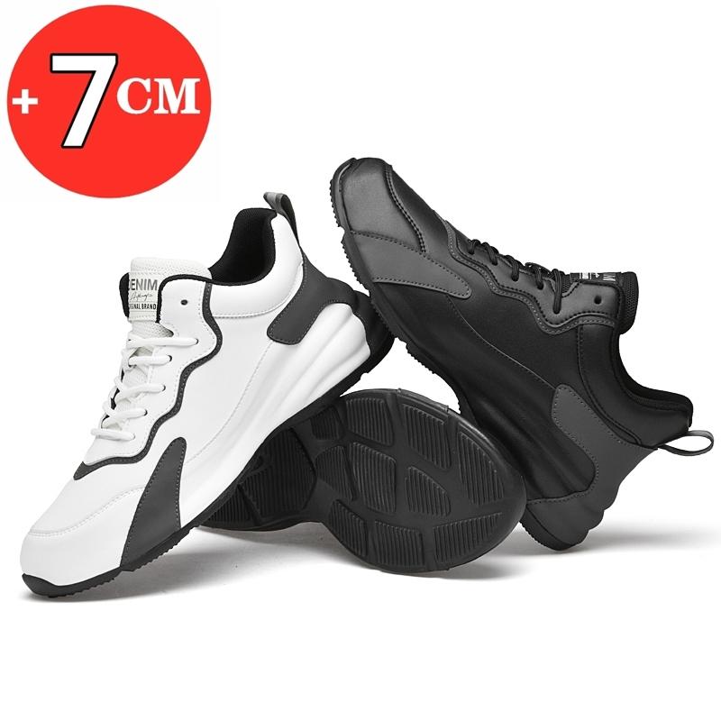 Man Lift Sneakers Elevator Shoes Height Increase Shoes for Men Height Increase Shoes Sport Casual Shoes Insole 7CM Tall Shoes