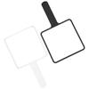 2pcs Handheld Makeup Mirror Portable Square Vanity Mirror Compact Beauty Cosmetic Tool
