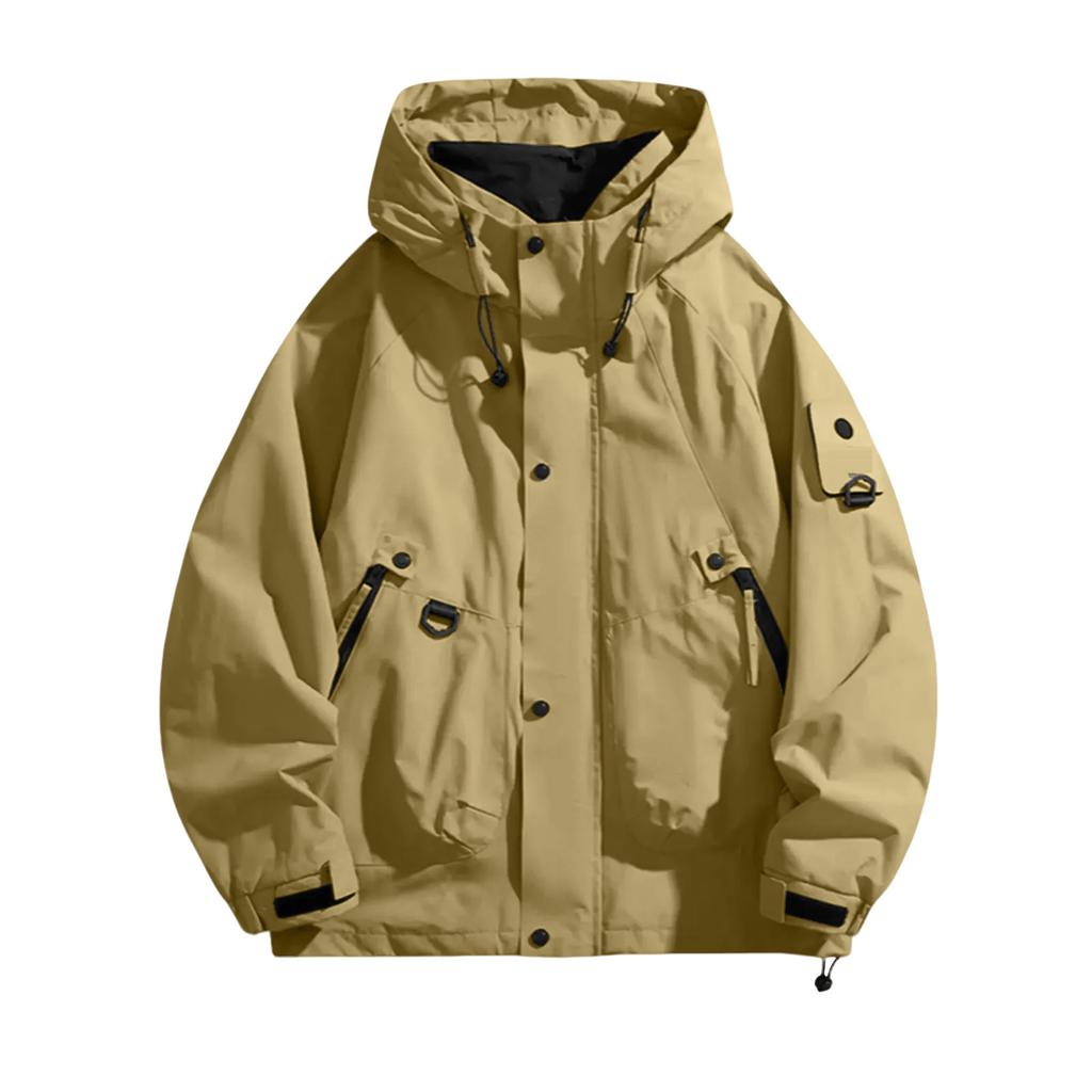 Women's Solid Color Long Sleeved Hooded Outdoor Suit Windproof And Thin Jacket