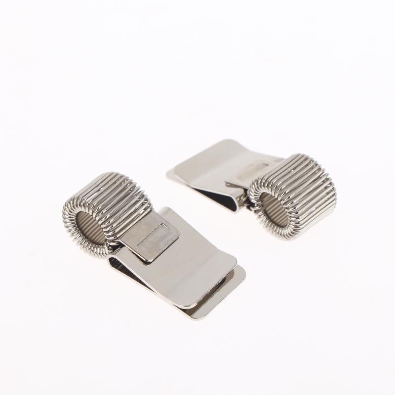 1/3/5Pcs Multifunctional Telescopic Spring Electroplating Pen Clip Notepad Portable Spring Pen Slot Fixed Stationery Accessories