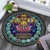 Beetle Forest Symbols Round Area Rug Under Office Chairs Bedroom Living Room Home Decor