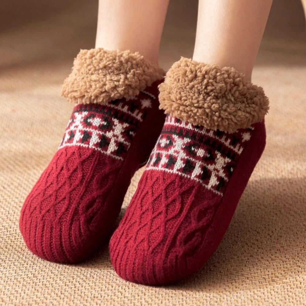 Thickened Design Floor Socks Colorful Sleeping Socks Creative Thermal Slipper Socks Home Wear