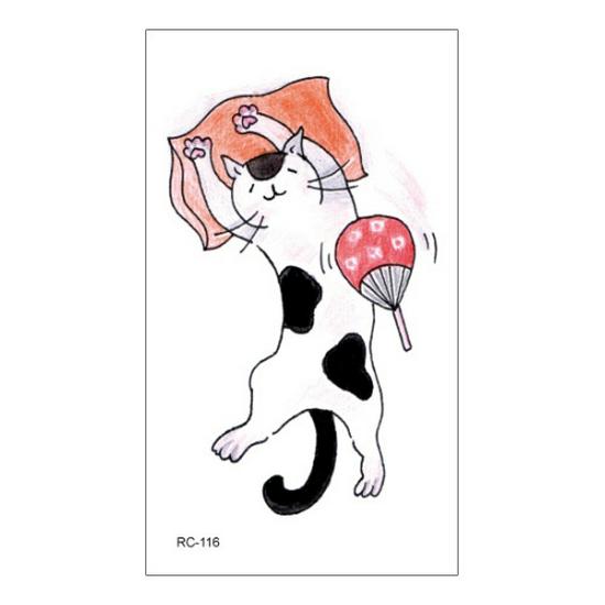 Waterproof Gradient Color Cartoon Temporary Tattoos for Men & Women