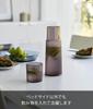 Yamazaki Bedside Tower Night Water Dishwasher Alcohol and Hot Water 10758 Carafe, Black, W7.7×D7.7×H21.9cm, Carafe, Pitcher, Jug, Safe, Compatible,