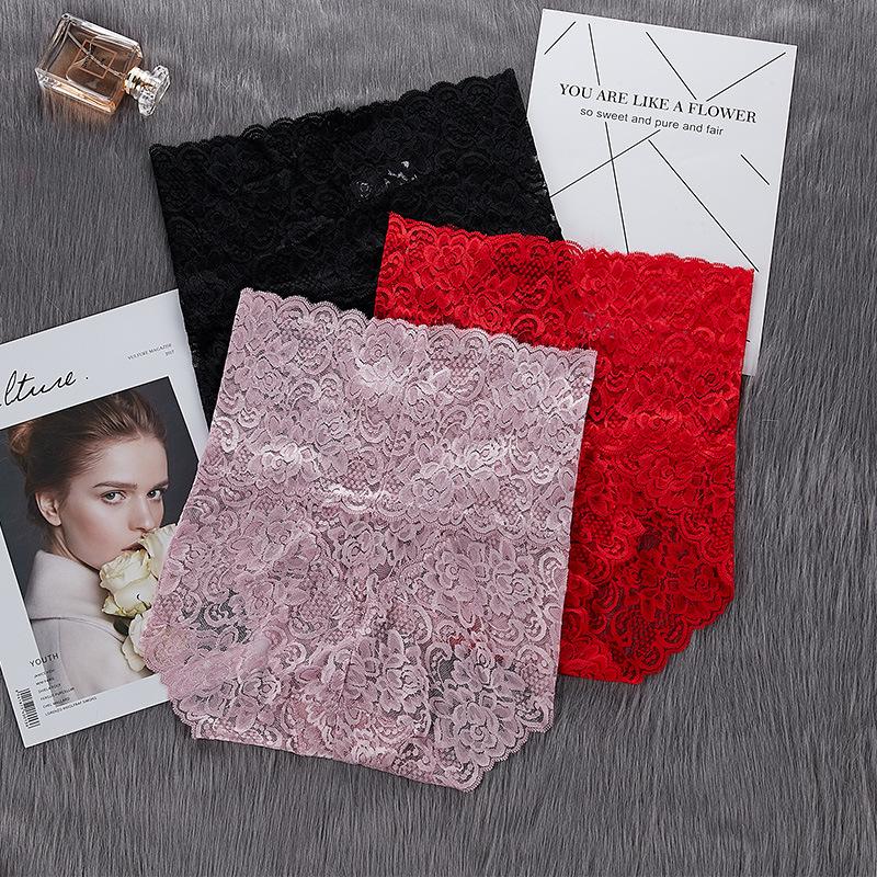 Women Panties Sexy Lace Underwear Woman Knickers Lace Panties Mesh Floral Lingerie Female Seamless Briefs Underpants Plus Size